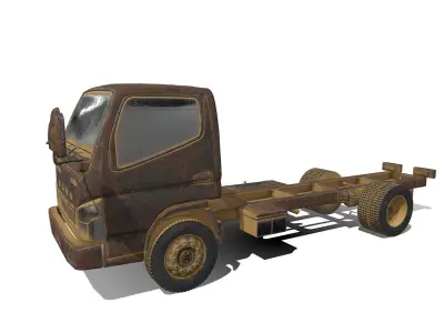 Truck2 rusty truck 3D model
