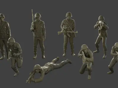 CzechSlovak Communist Soldier CCS1 Pack 1