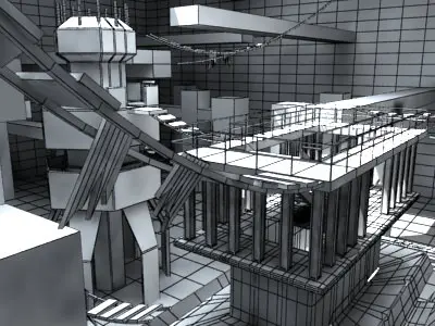 Escalation maze Free 3D model