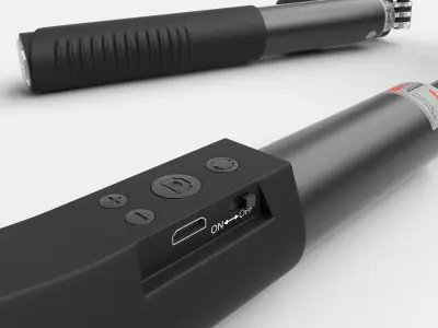 Selfie Stick monopod 3D model 3D model