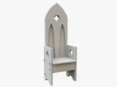 Medieval Rustic Low-poly 3D model