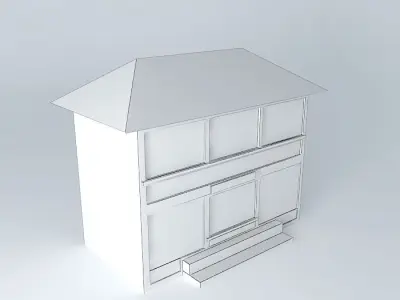 Eco Rail Track Signal Box Old Steam Days Free 3D model