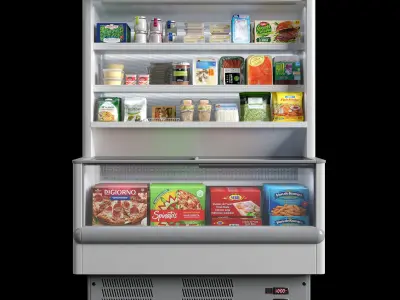  Cetus wall freezer showcase 3D model