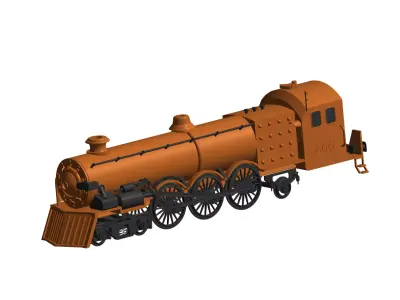 locomotive 3D model shop