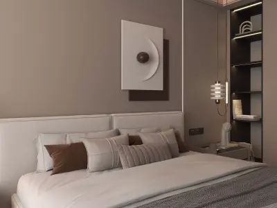 Bedroom interior 12 3D model