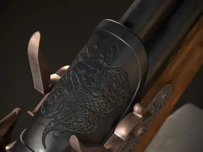 Assassin Creed Gun Concept 3D model