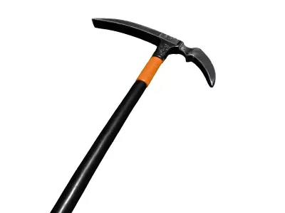Modern Scythe Pickaxe MultiTool Low-poly 3D model