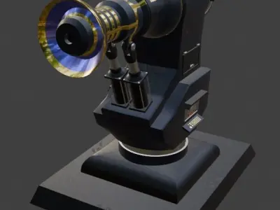 TD Tower 005L Low-poly 3D model