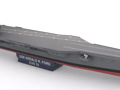 USS Gerald R Ford  3D print model