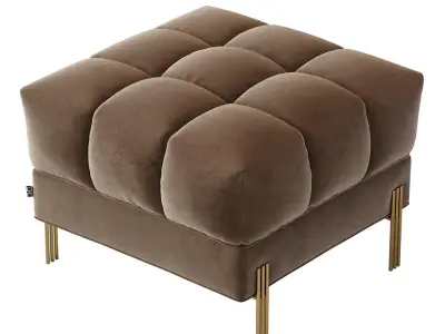 Sienna Grey Stool 3D model