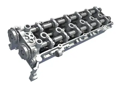 Engine Cylinder Head 3D model Polygon mesh