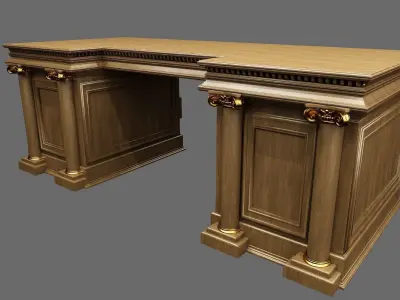 Classic Office Furniture 3D model