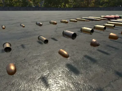 Ammunition HQ - PBR Low-poly 3D model