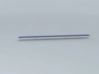 Solar Power Feed Bunk Example Free 3D model