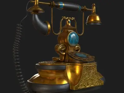 old phone 3D model