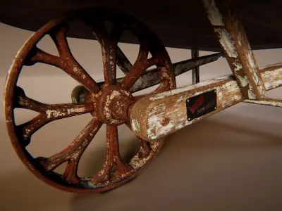 Coffee Table 12 Low-poly 3D model