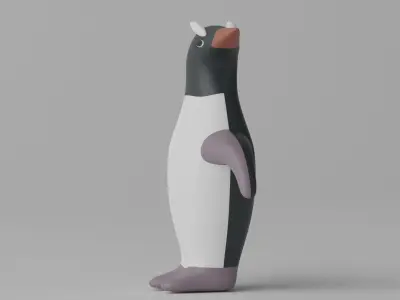 Cartoon Penguin 3D model