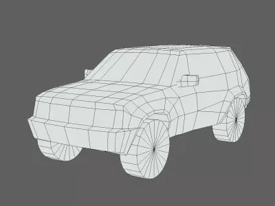 Classic Off-road SUV 3D model