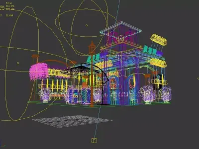 Exhibition - Area - 9X10-3DMAX2009-02 3D model