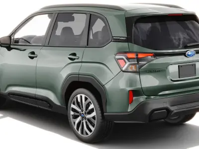 Subaru Forester 2025 with interior 3D model
