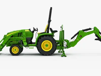 John Deere 3046R Tractor Utility 3D model