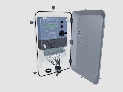 Cubicle Meter 3D model