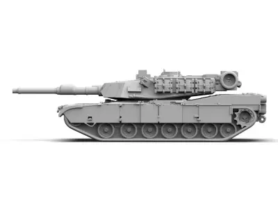 M1A1 Abrams 3D print model