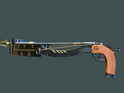 Crossbow Arrow Shooter Low-poly 3D model