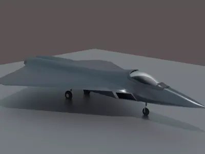 Jet Plane Model 3D model