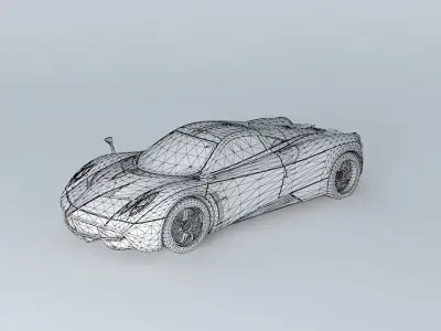 Pagani Huayra 2012 Free 3D model purchase