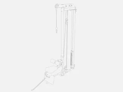Upper Lower Pulley Steel 3D model