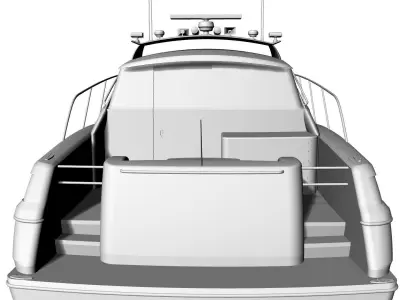 43 Foot Express Motor Yacht 3D model