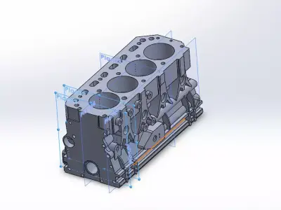 Advanced 3D Block Engine for Game Development 3D model