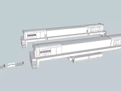 GE MATE HO and N Scale 3D Printable 3D print model