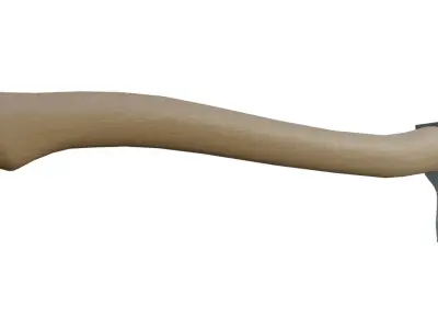 3D model Wooden Hatchet Axe Free low-poly 3D model