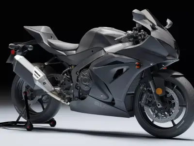 Suzuki GSX R 1000 2020 Low-poly 3D model