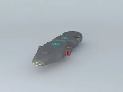 Experimental Assault Frigate Free 3D model