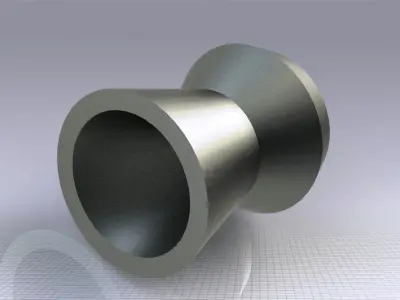45 mm diabolo pellet Free 3D model