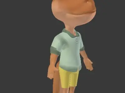 tropical gecko 3D model