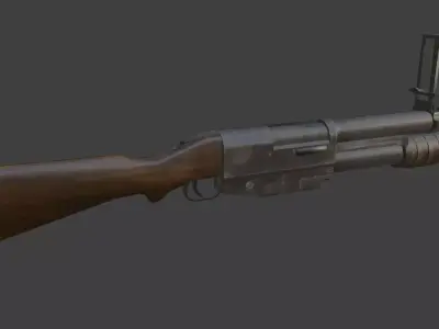 weapon ex41 Low-poly 3D model