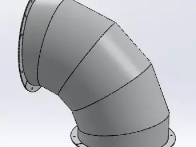 D250 Air Duct - Full CAD design 3D model
