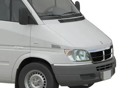 Dodge Sprinter minibus 3D model