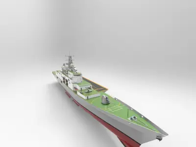 CSGN Strike Cruiser Mk 2 ship 3D model