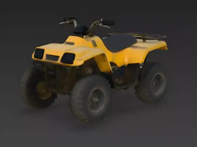 Outback-Runner ATV 3D Model Low-poly 3D model
