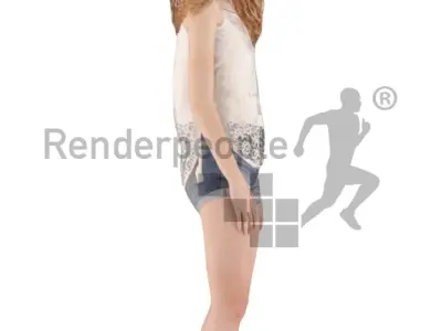 Hannah Animated 001 Idling