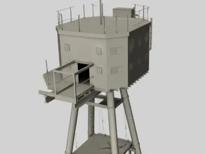 Maunsell Forts 3D model