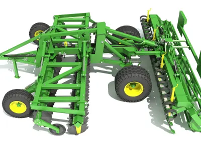 Disc Harrow 3D model