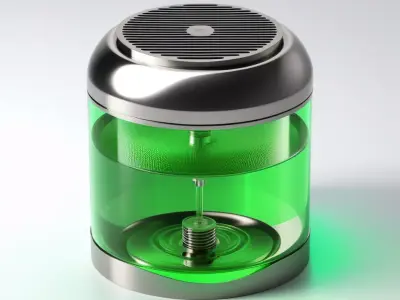 Futuristic Air Purifier Humidifier 3D model
