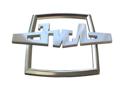 zil logo 3D model by 3dlogoman