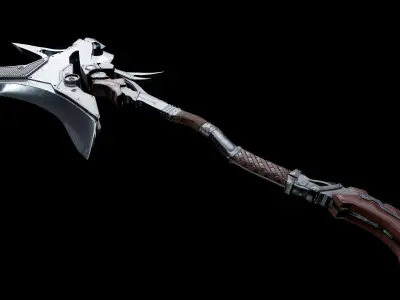 Great Axe Low-poly 3D model